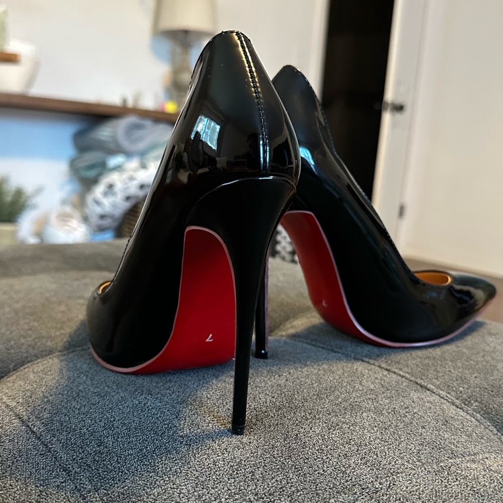 Custom made red bottom heels